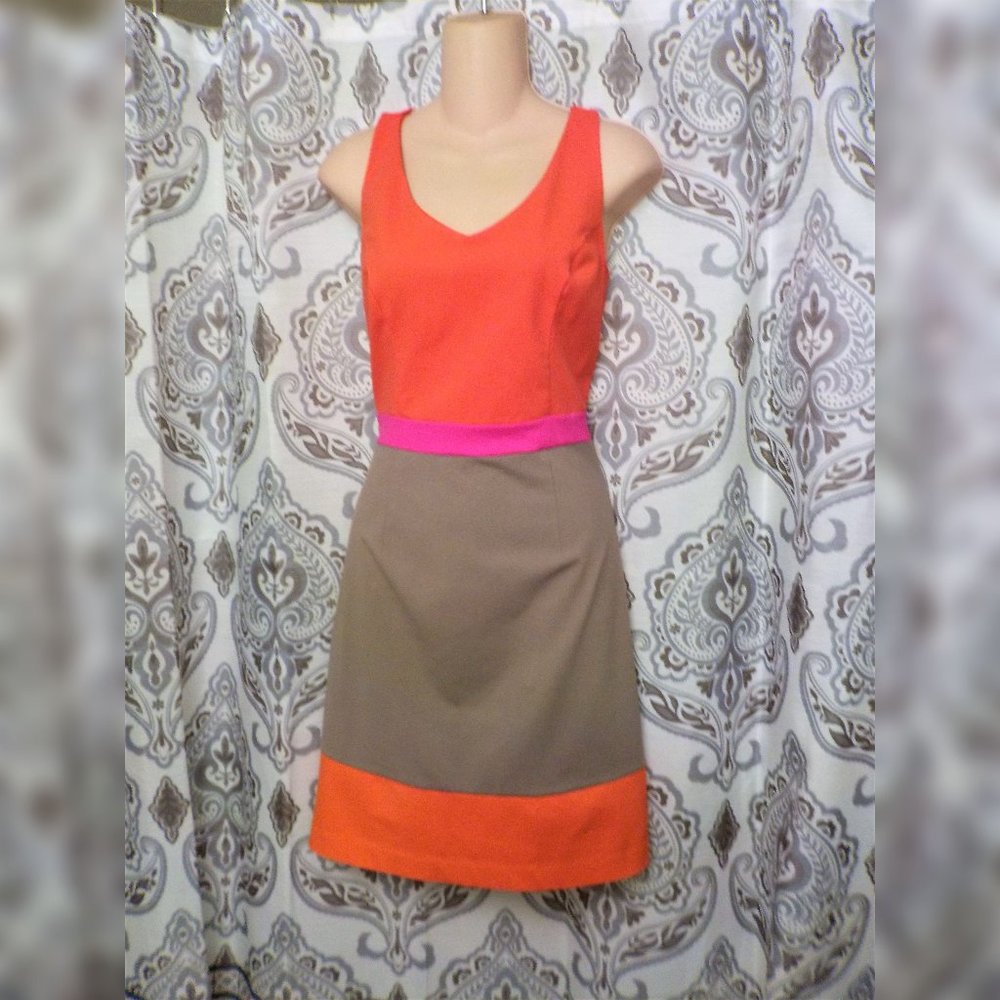 *Cynthia Rowley Color Block Dress- M